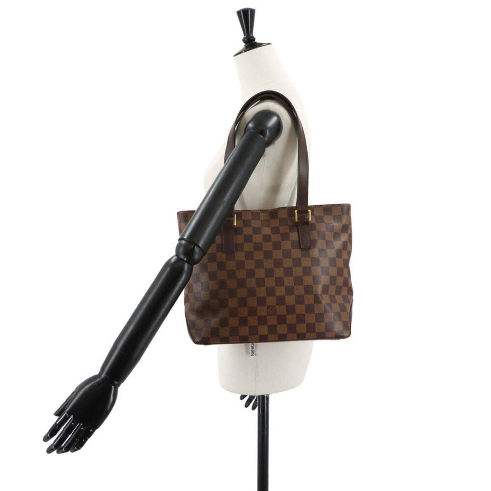 LOUIS VUITTON Authentic Brown Damier Piano Tote Bag - Picture 10 of 10